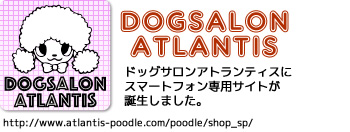 Dog Salon ATLANTIS：スマホ専用サイト